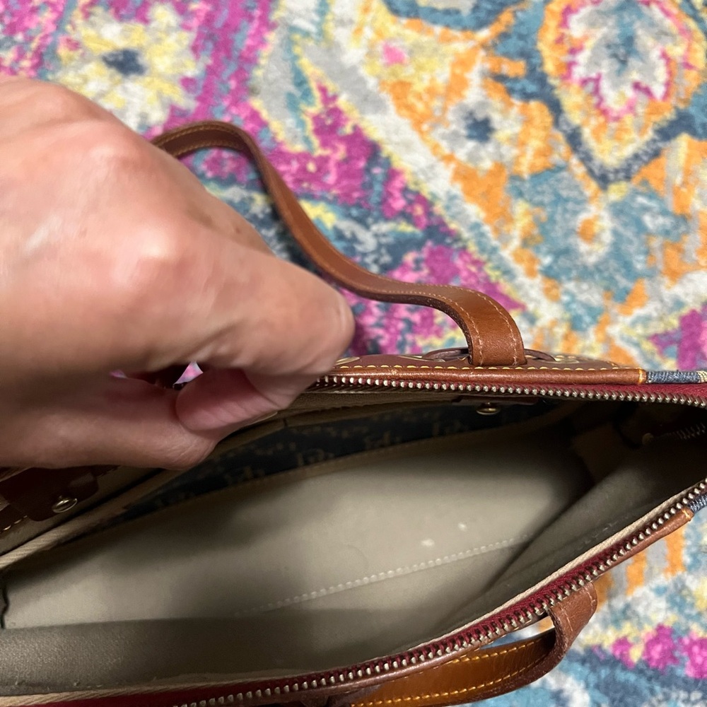 Dooney denim shoulder bag - Picture 7 of 8